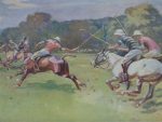 Lionel Edwards Polo print The Last Chukka at Tedworth