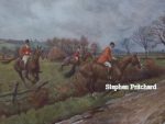 FA Stewart Print The Blackmore Vale Hunt signature