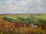 Lionel Edwards Hunting prints The Devon and Somerset Staghounds The Danesbrook