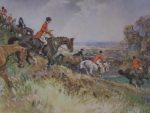 Gilbert Holiday Hunting prints The Warwickshire Hunt at Edgehill